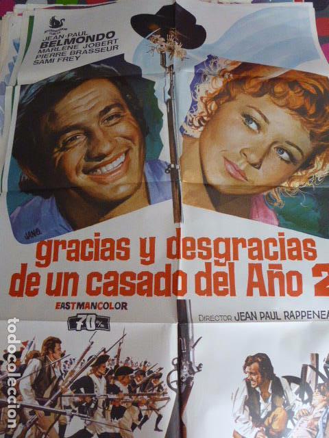 Cine: CARTEL DE CINE- MOVIE POSTER. GRACIAS Y DESGRACIAS DE UN CASADO DEL A&Ntilde;O 2