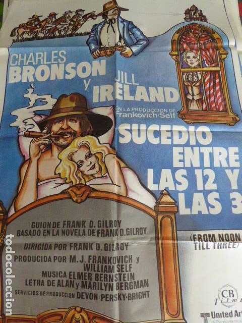 Cin&eacute;ma: CARTEL DE CINE- MOVIE POSTER. SUCEDIO ENTRE LAS 12 Y LAS 3