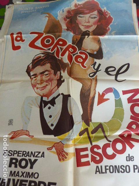 Cin&eacute;ma: CARTEL DE CINE- MOVIE POSTER. LA ZORRA Y EL ESCORPION
