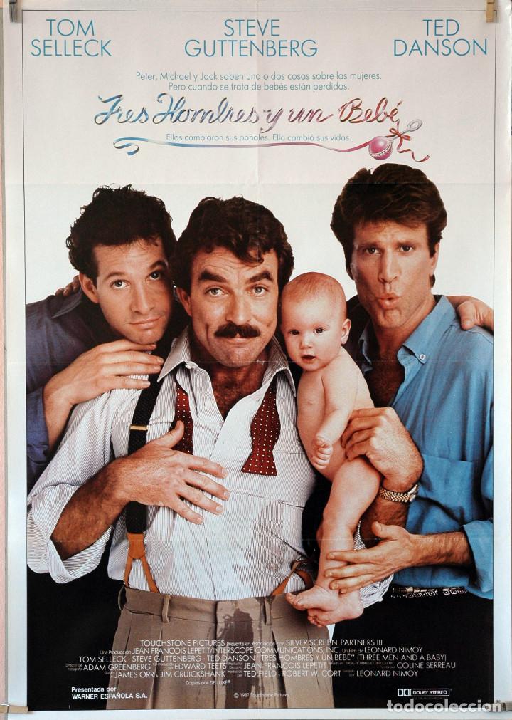 Tres Hombres Y Un Bebe Steve Guttenberg Tom Se Buy Comedy Film Posters At Todocoleccion