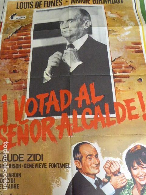 Cinema: CARTEL DE CINE- MOVIE POSTER. VOTAD AL SE&Ntilde;OR ALCALDE !