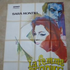 Cine: LA MUJER PERDIDA, LA FEMME PERDUE - SARA MONTIEL - CARTEL GRANDE FRANCES - AÑO 1966. Lote 107015207