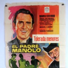 Cine: EL PADRE MANOLO 1967 MANOLO ESCOBAR ANGEL DE ANDRES 70X100 ORIGINAL