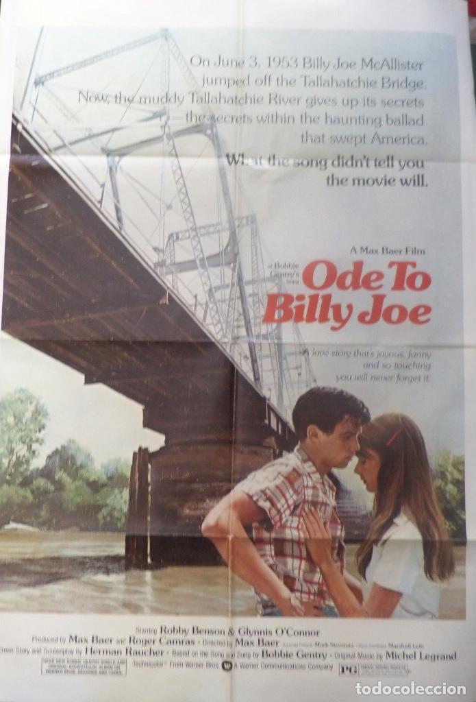 Cinema: Ode to Billy Joe movie poster/One sheet/Warner bros
