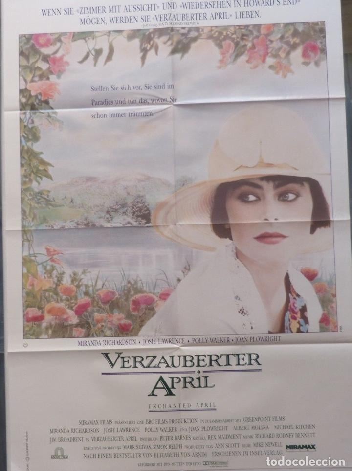 Cinema: Verzauberter April movie poster,German,A1, 1992,Miranda Richardson