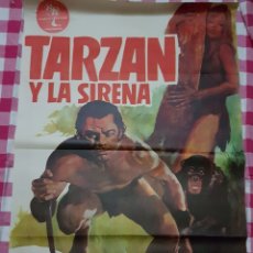 Cine: CARTEL CINE ORIGINAL TARZAN Y LA SIRENA 1973. Lote 109042515