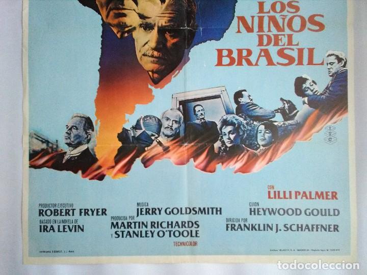 cartel cine. los niños del brasil. gregory peck - Comprar Carteles y