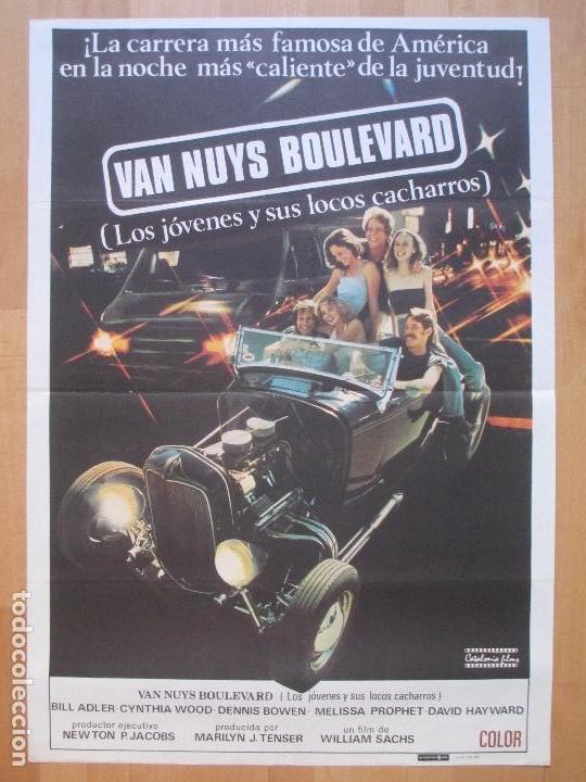 Cinema: CARTEL CINE, VAN NUYS BOULEVARD, LOS JOVENES Y SUS LOCOS CACHARROS, 1980, C1254