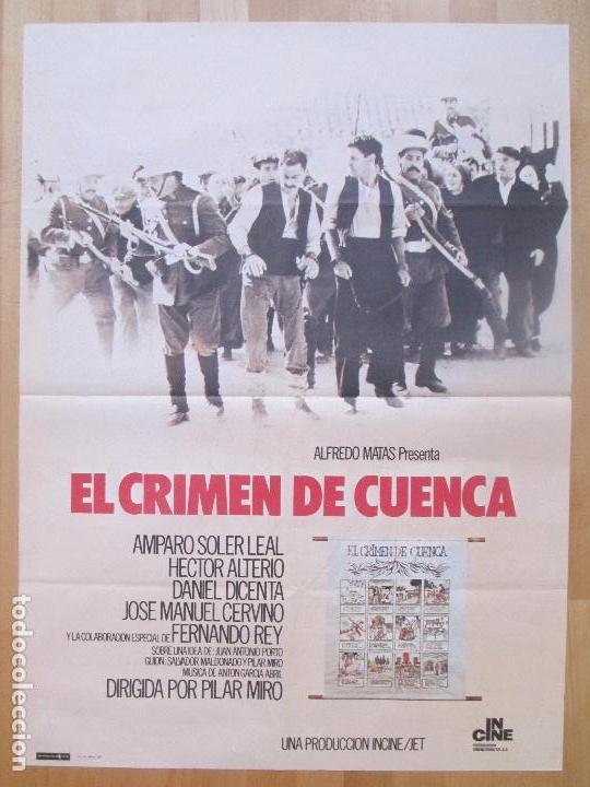 Kino: CARTEL CINE, EL CRIMEN DE CUENCA, AMPARO SOLER LEAL, HECTOR ALTERIO, 1979, C1287