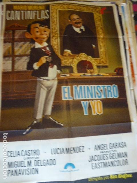Cinema: EL MINISTRO Y YO. CARTEL DE CINE- MOVIE POSTER. 100X70 CM APRO