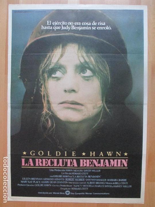 Cinema: CARTEL CINE, LA RECLUTA BENJAMIN, EILEEN BRENNAN, ARMAND ASSANTE, 1981, C1327