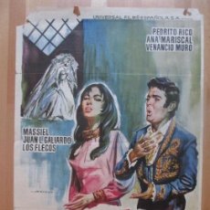 Cine: CARTEL CINE, VESTIDA DE NOVIA, PEDRITO RICO, ANA MARISCAL, MASSIEL, 1967, ALBERICIO, C1329