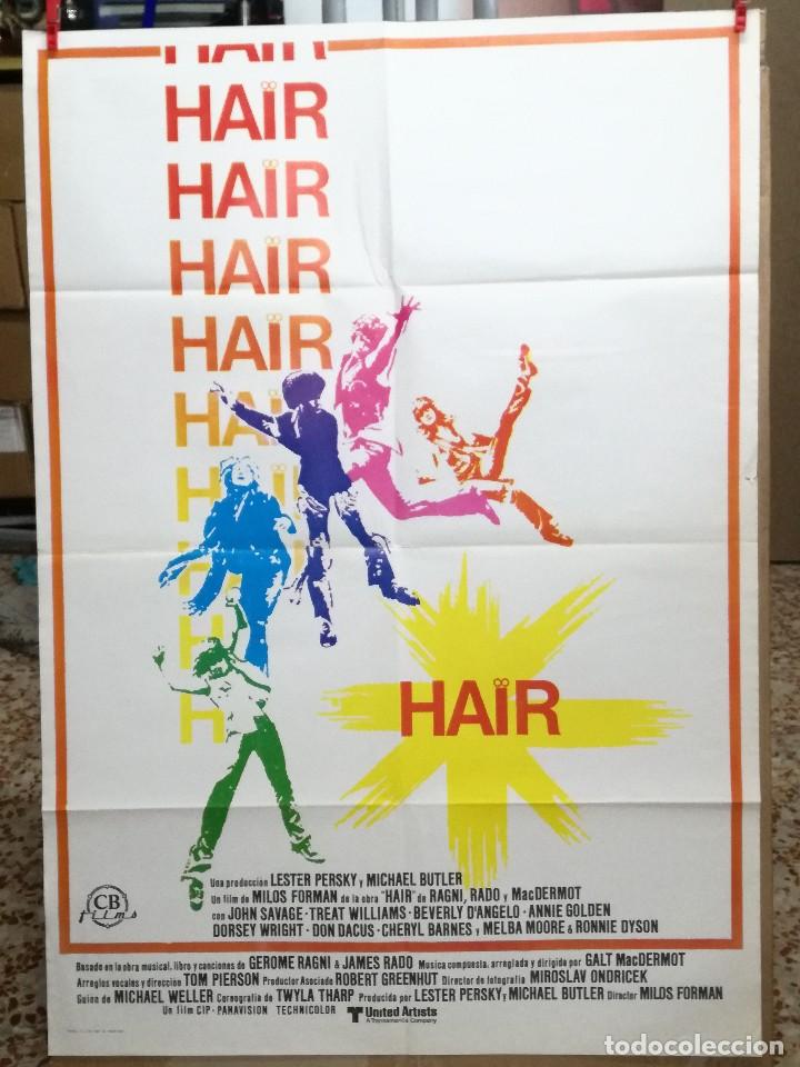 Cin&eacute;ma: HAIR, CON JOHN SAVAGE.MUSICAL 100X70 CM