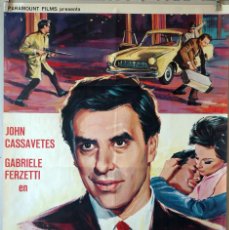 Cine: ROMA COMO CHICAGO. JOHN CASSAVETES. CARTEL ORIGINAL 1969. 70X100. Lote 110768963