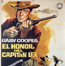 Cine: EL HONOR DEL CAPITAN LEX. GARY COOPER. CARTEL ORIGINAL 1966. 70X100