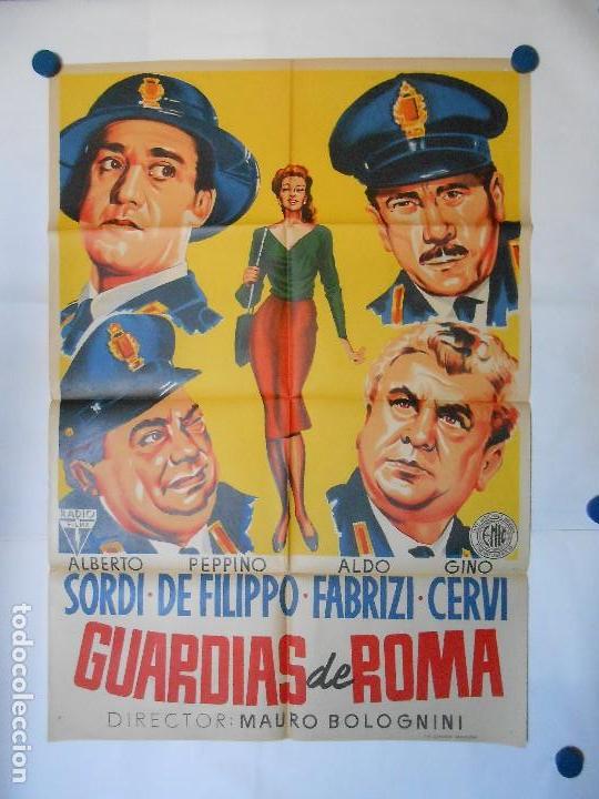 Kino: GUARDIAS DE ROMA - CARTEL LITOGRAFICO ORIGINAL - 70 X 100