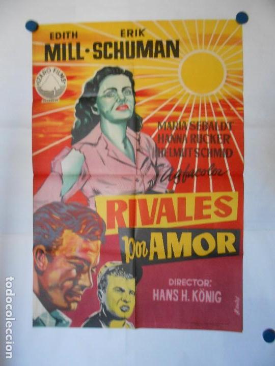 Kino: RIVALES POR AMOR - CARTEL LITOGRAFICO ORIGINAL - 70 X 100