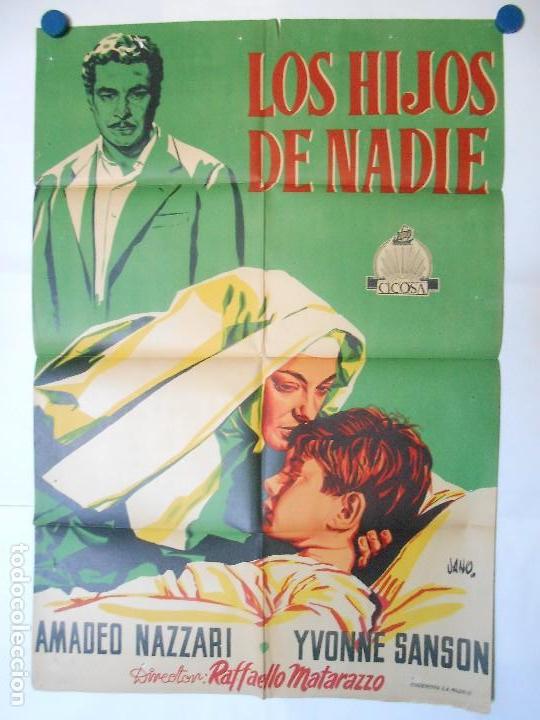 Kino: LOS HIJOS DE NADIE - CARTEL LITOGRAFICO ORIGINAL - 70 X 100