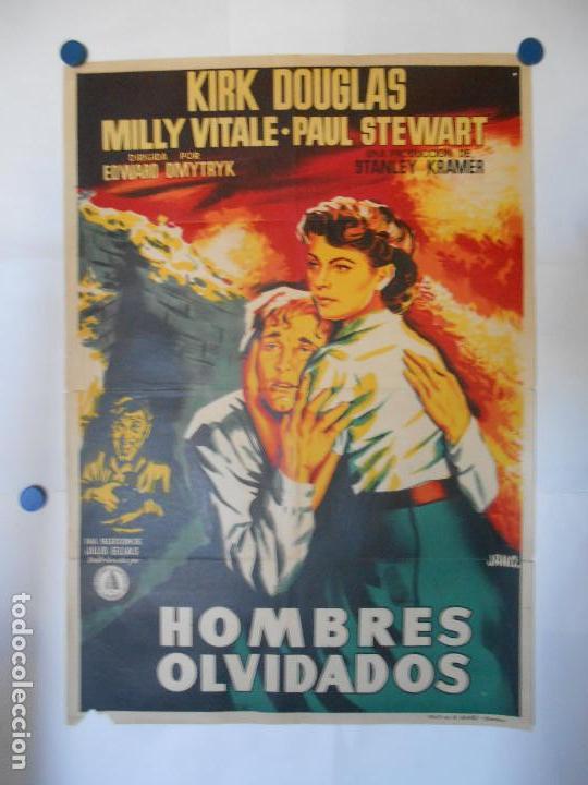 Cine: HOMBRES OLVIDADOS - CARTEL LITOGRAFICO ORIGINAL 70 X 100