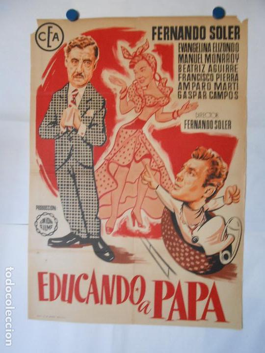 Kino: EDUCANDO A PAPA - CARTEL LITOGRAFICO ORIGINAL 70 X 100