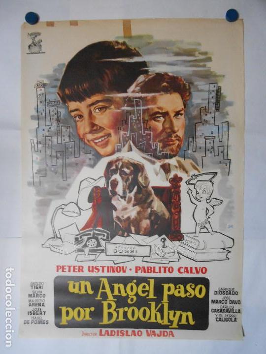 Kino: UN ANGEL PASO POR BROOKLYN - CARTEL LITOGRAFICO ORIGINAL 70 X 100