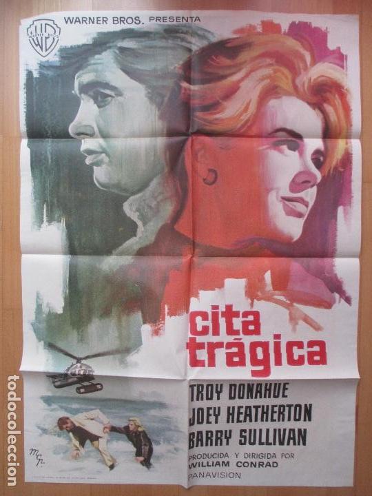 Kino: CARTEL CINE, CITA TRAGICA, TROY DONAHUE, JOEY HEATHERTON, 1965, MCP, C462