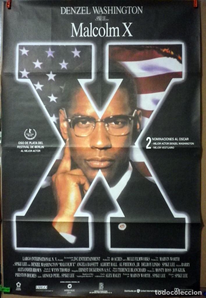 Cine: ORIGINALES DE CINE: Malcolm X - 70x100 - Foto 1