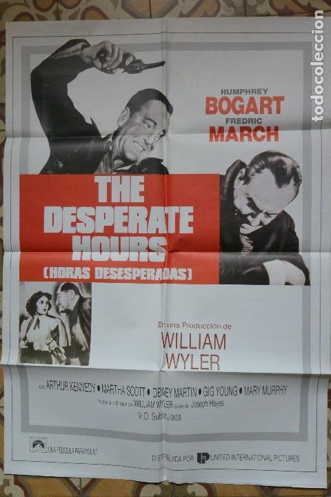 Kino: CARTEL POSTER CINE HORAS DESESPERADAS H. BOGART