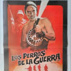 Cine: CARTEL CINE, LOS PERROS DE LA GUERRA, THE DOGS OF WAR, JOHN IRVIN, CHRISTOPHER WALKEN-TOM BERE C286. Lote 116148647