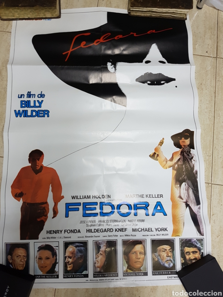 Kino: FEDORA - CARTEL TAMA&Ntilde;O 95X65 - WILLIAM HOLDEN, MARTHE KELLER Y HENRY FONDA