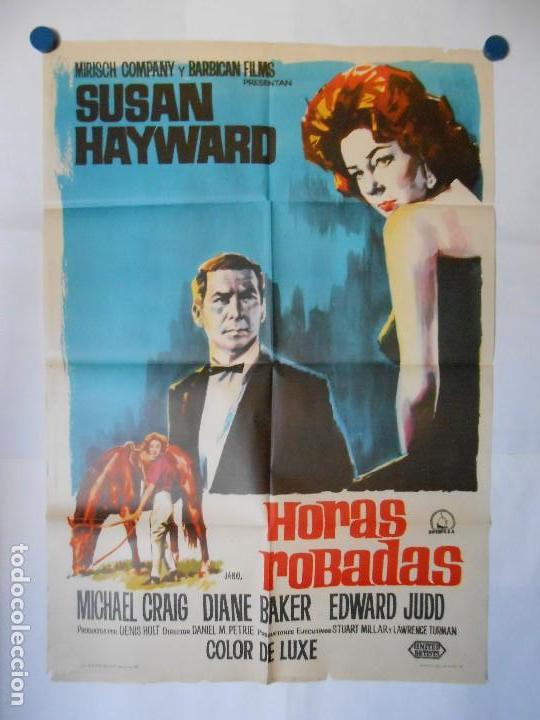 Kino: HORAS ROBADAS - CARTEL  ORIGINAL - 70 X 100