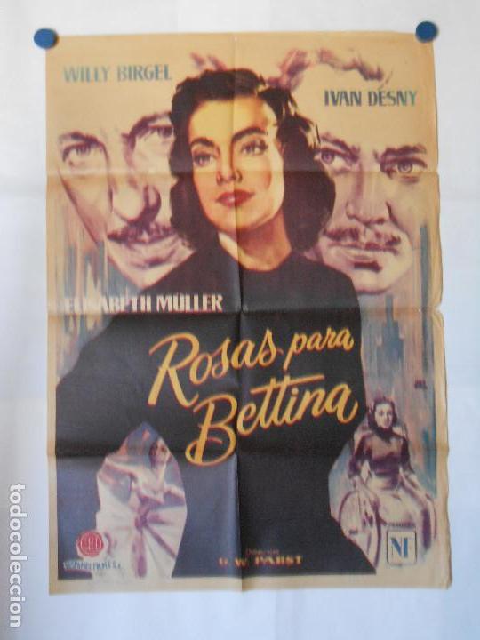 Kino: ROSAS PARA BETINA - CARTEL ORIGINAL 70 X 100