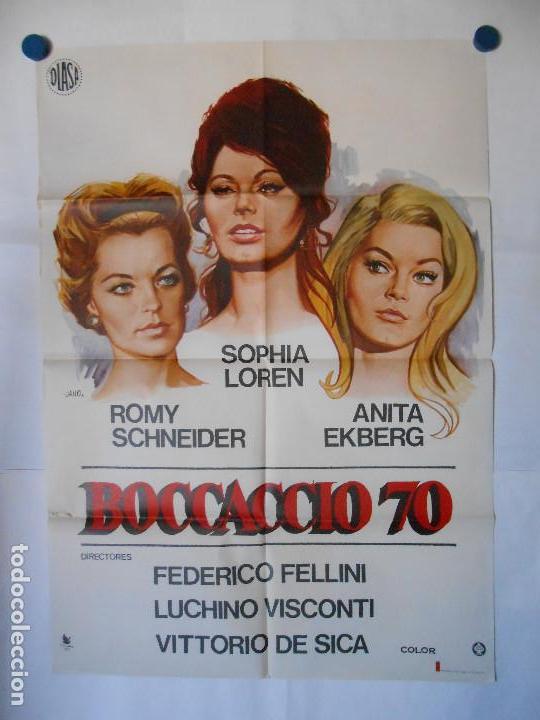 Kino: BOCCACCIO 70 - 1975 - CARTEL ORIGINAL 70 X 100
