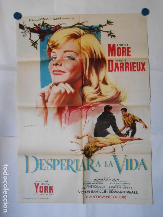Kino: DESPERTAR A LA VIDA - 1962 - CARTEL ORIGINAL 70 X 100