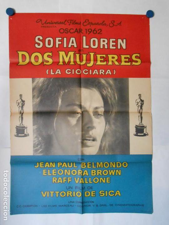 Kino: DOS MUJERES - CARTEL ORIGINAL 70 X 100