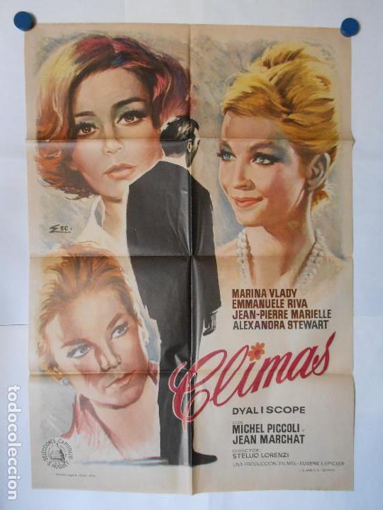 Cinema: CLIMAS - 1966 - CARTEL ORIGINAL 70 X 100