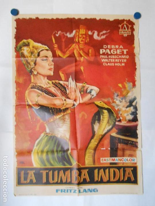Cin&eacute;ma: LA TUMBA INDIA - CARTEL ORIGINAL 70 X 100