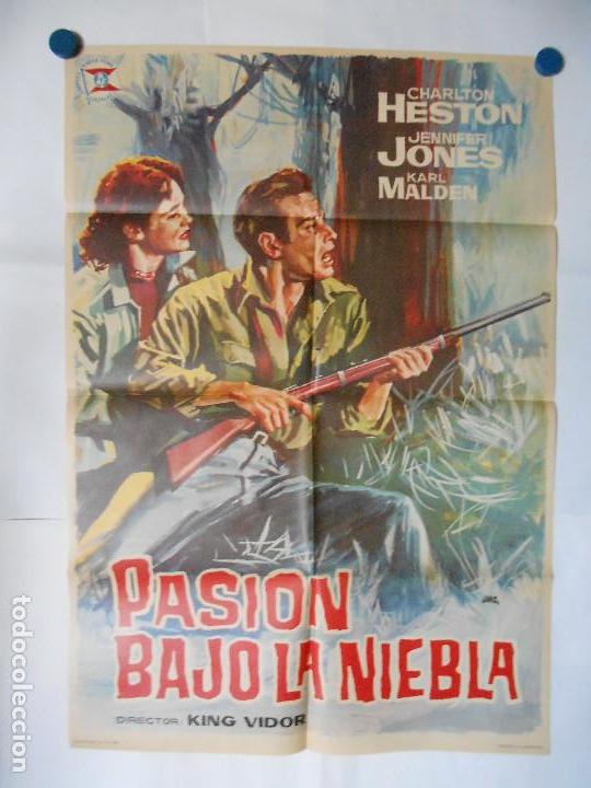Kino: PASION BAJO LA NIEBLA - CARTEL ORIGINAL 70 X 100