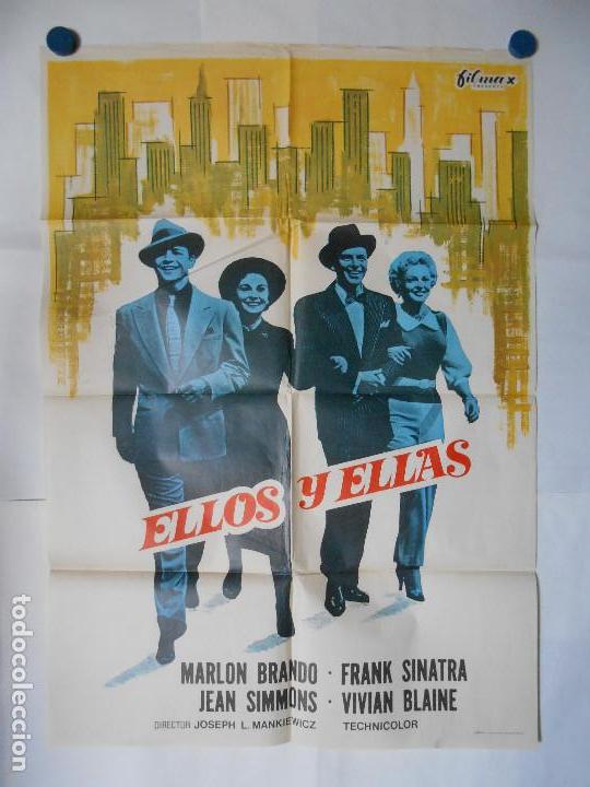 Kino: ELLOS Y ELLAS - 1974 - CARTEL ORIGINAL 70 X 100