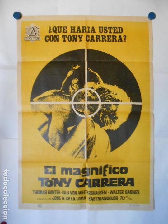 Kino: EL MAGNIFICO TONY CARRERA - CARTEL ORIGINAL 70 X 100