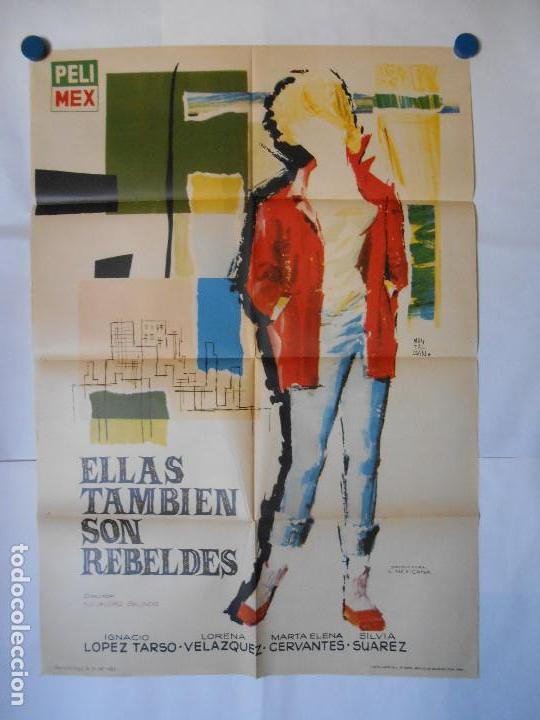 Kino: ELLOS TAMBIEN SON REBELDES - CARTEL ORIGINAL 70 X 100