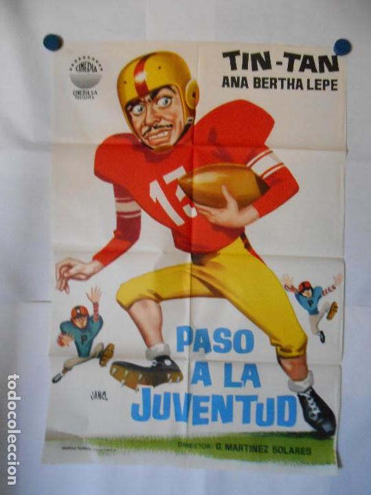 Kino: PASO A LA JUVENTUD - CARTEL ORIGINAL 70 X 100