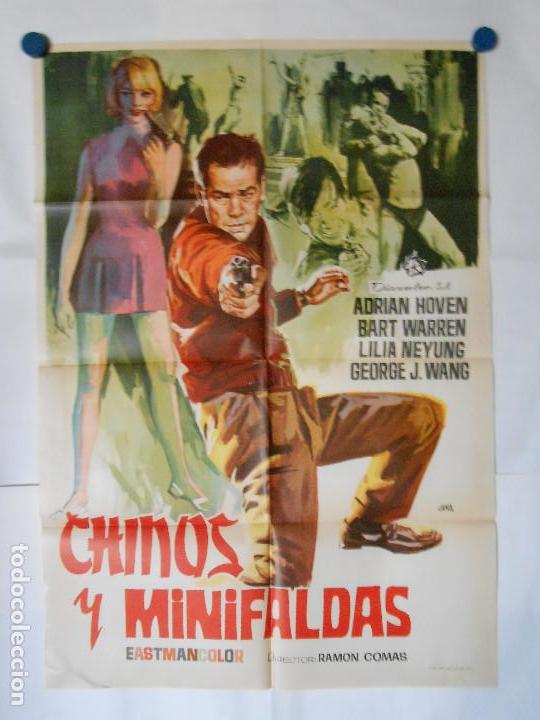 Cinema: CHICOS Y MINIFALDAS - CARTEL ORIGINAL 70 X 100