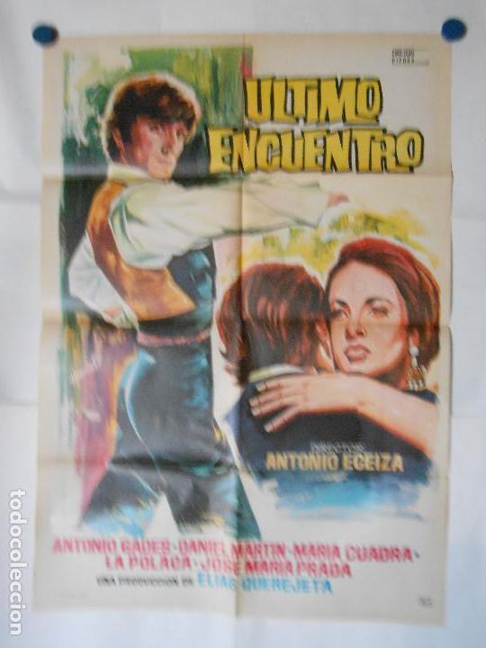 Kino: EL ULTIMO ENCUENTRO - 1967 - CARTEL ORIGINAL 70 X 100