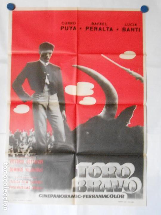 Kino: TORO BRAVO - 1963 - CARTEL ORIGINAL 70 X 100