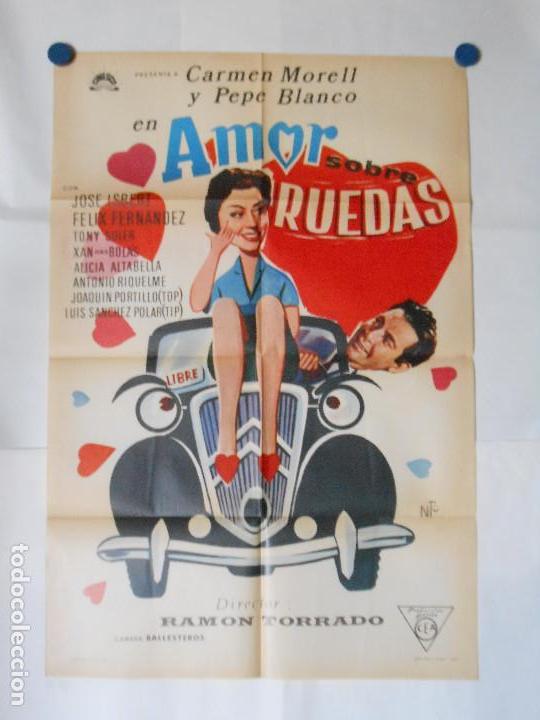 Kino: AMOR SOBRE RUEDAS - CARTEL ORIGINAL 70 X 100