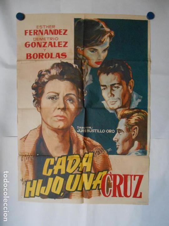 Kino: CADA HIJO UNA CRUZ - CARTEL ORIGINAL 70 X 100
