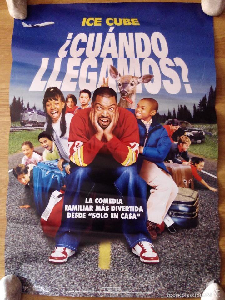 Cinema: Cuando llegamos? - aprox 70x100 Cartel ORIGINAL cine (L33)