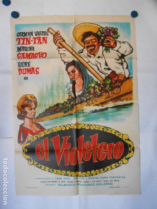 Cine: EL VIOLETERO - CARTEL ORIGINAL 70 X 100
