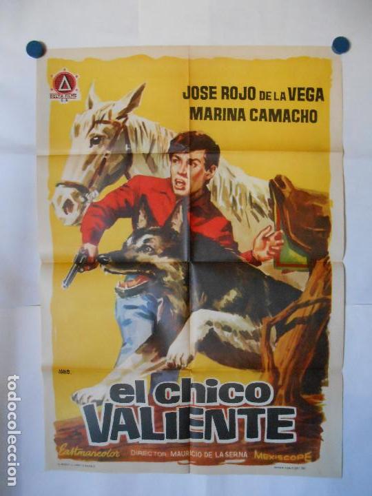 Cine: EL CHICO VALIENTE - CARTEL ORIGINAL 70 X 100